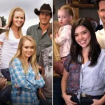 Heartland cast members in early and later seasons shown side by side