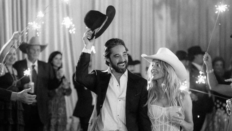 Yellowstone Stars Ryan Bingham & Hassie Harrison’s Cowboy Wedding