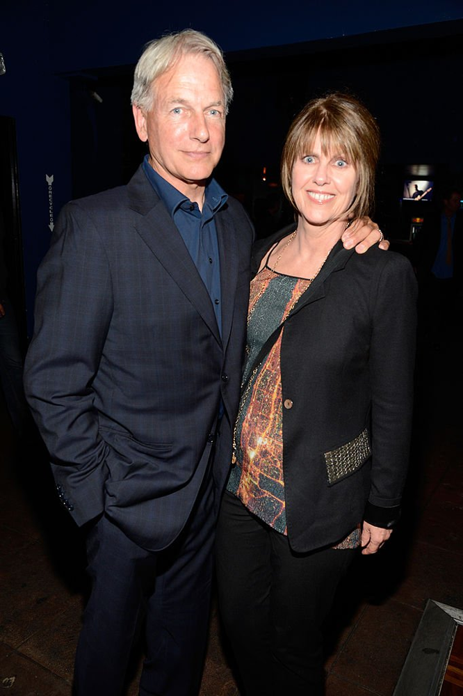 Mark Harmon and Pam Dawber at a Rolling Stones concert