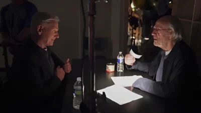 Mark Harmon and Christopher Lloyd in 'NCIS' Season 17, Episode 20 CBS
