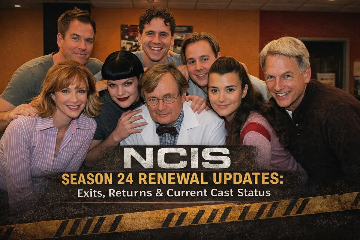 NCIS cast photo used for Season 24 renewal and cast status update
